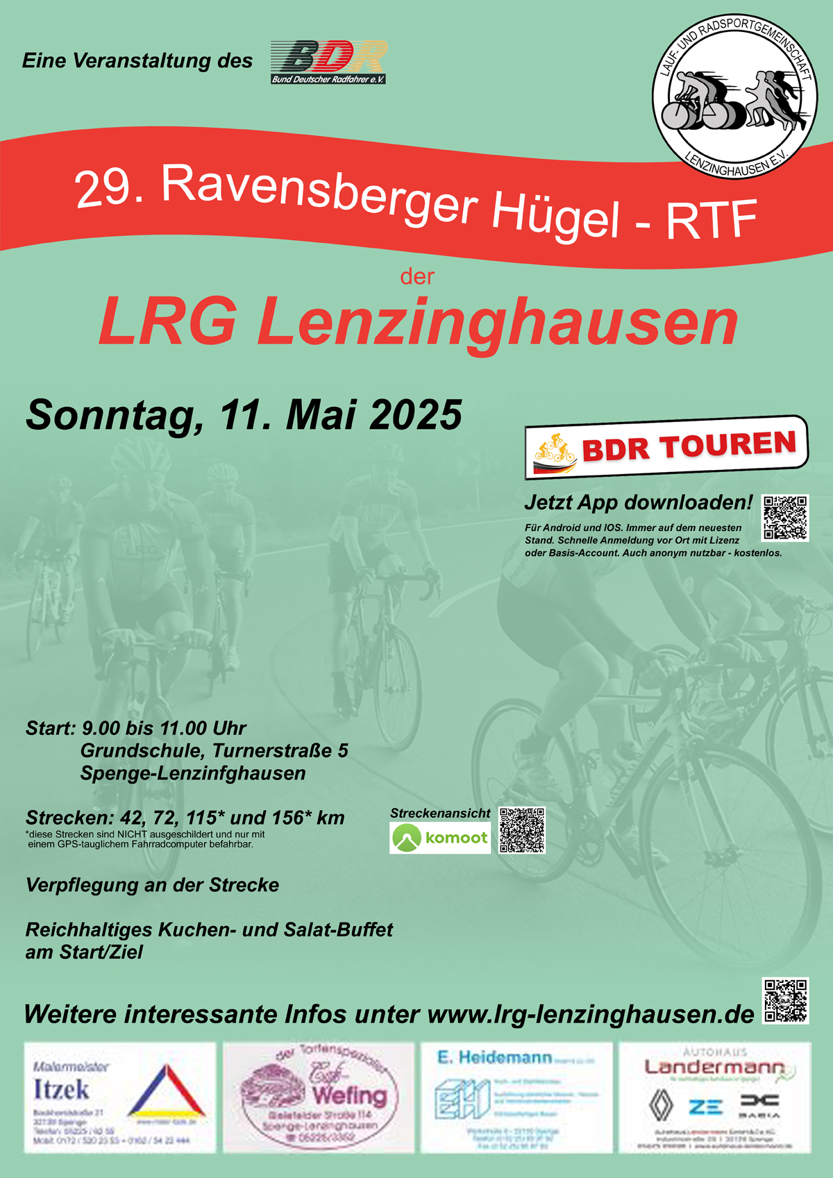 Die RTF 2025 der LRG Lenzinghausen